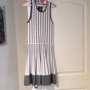 Parker Black & White Dress